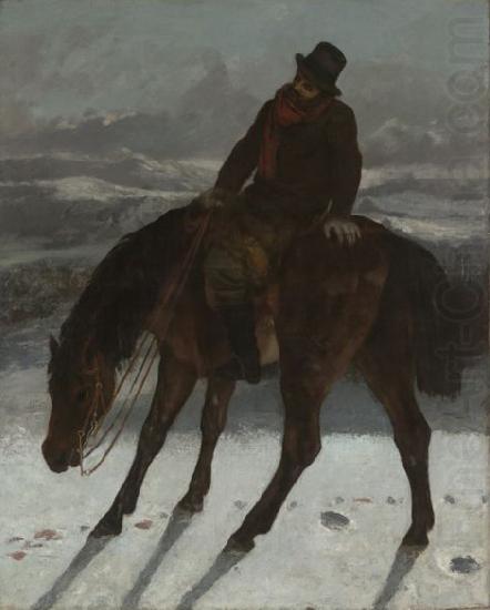 Gustave Courbet Hunter on Horseback china oil painting image